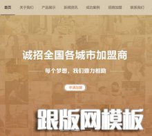 响应式品牌衣柜家居类织梦模板(自适应手机端)