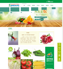 食品通用pc电脑站+wap手机站数据同步织梦模板