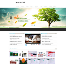 新能源蓄电池产品展示类织梦模板(带手机端)