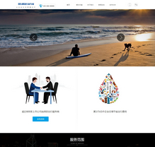 响应式自适应高端出行解决方案公司网站模板