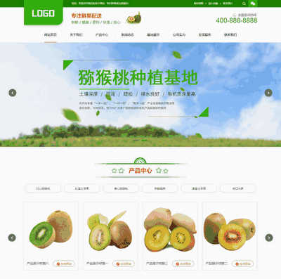 蔬菜果蔬鲜果配送类织梦cms网站模板(带手机端)