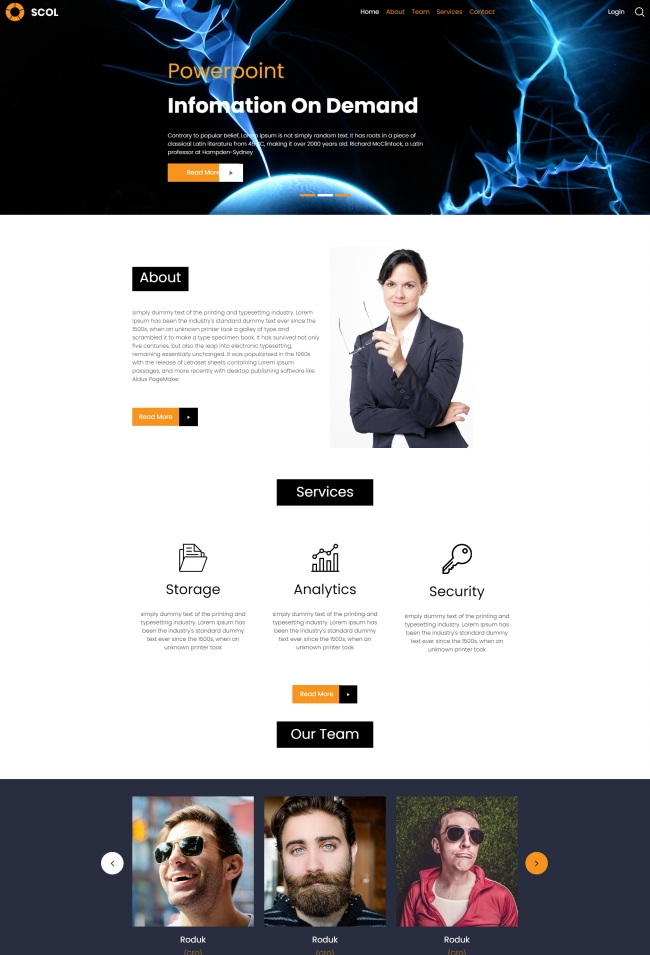 html5印刷设计服务公司静态网页模板