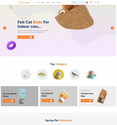 宠物用品在线购物商城html网页模板 宠物用品在线购物商城html网页模板