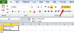 PhpSpreadsheet生成Excel时实现单元格自动换行